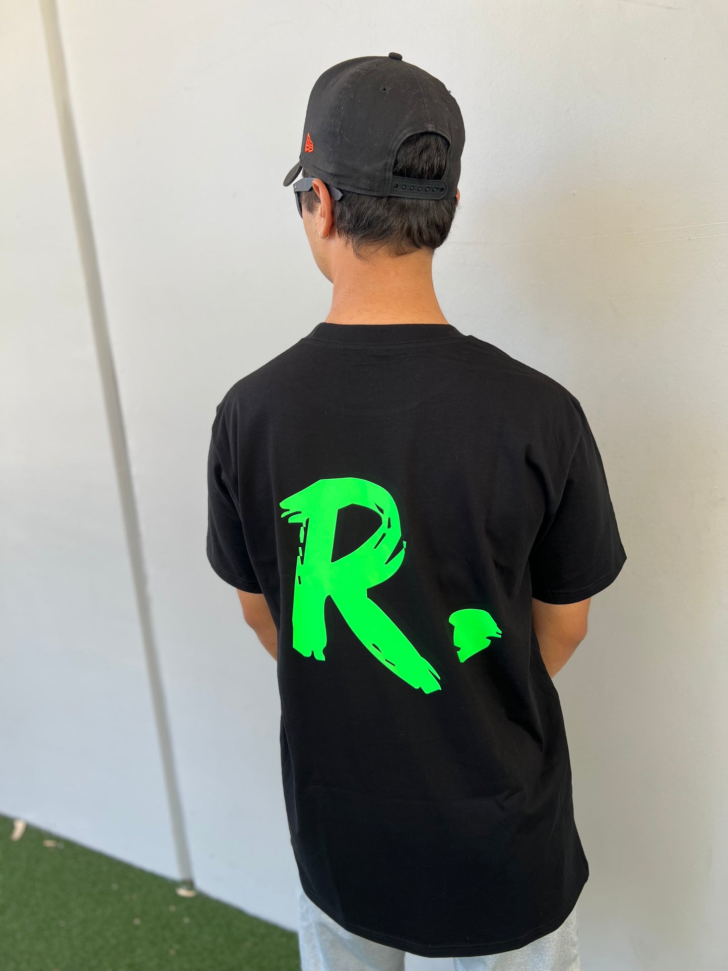 Graffiti Tee Neon Green