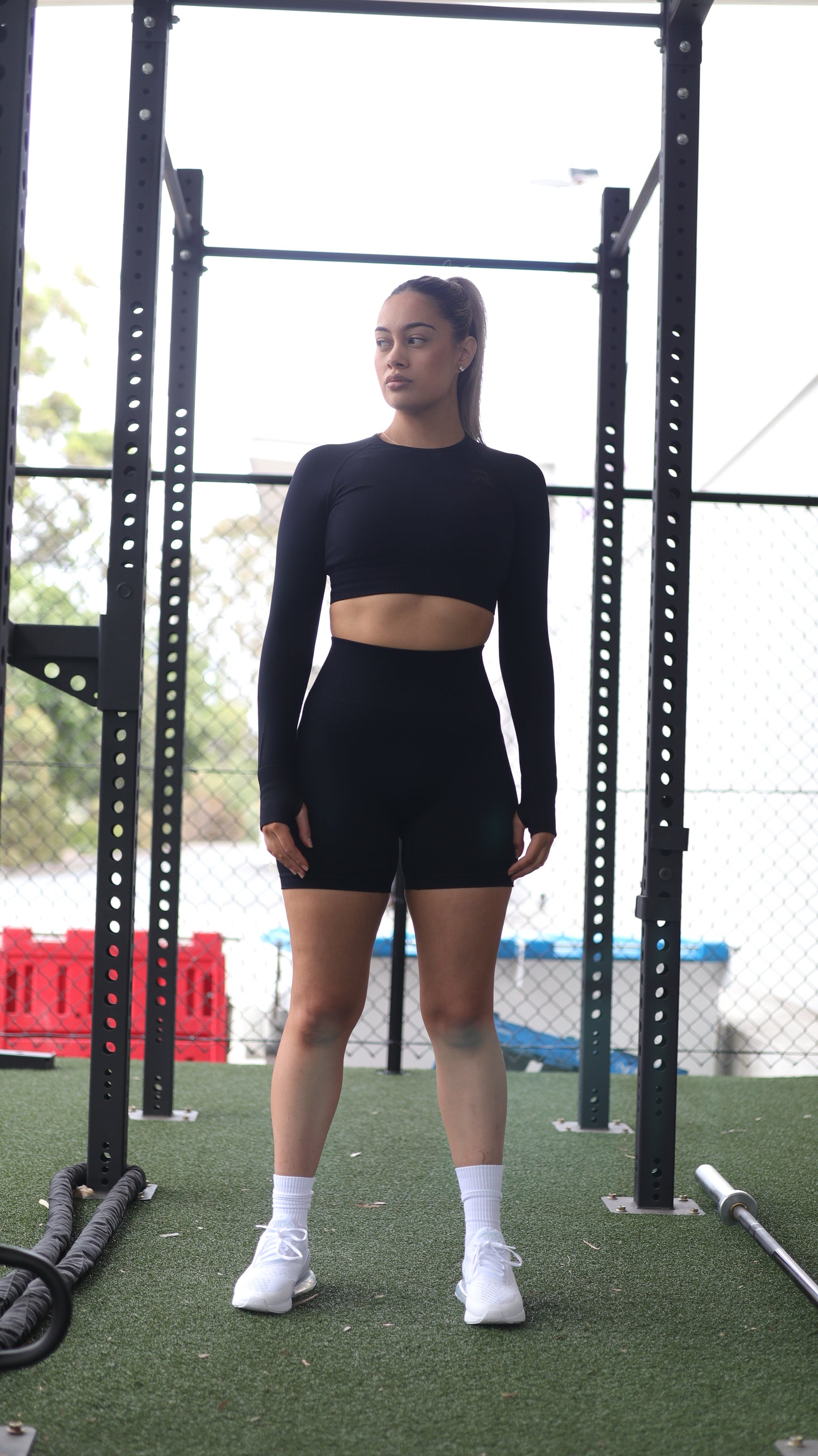 Seamless Bike Shorts Black