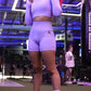 Seamless Bike Shorts Lilac